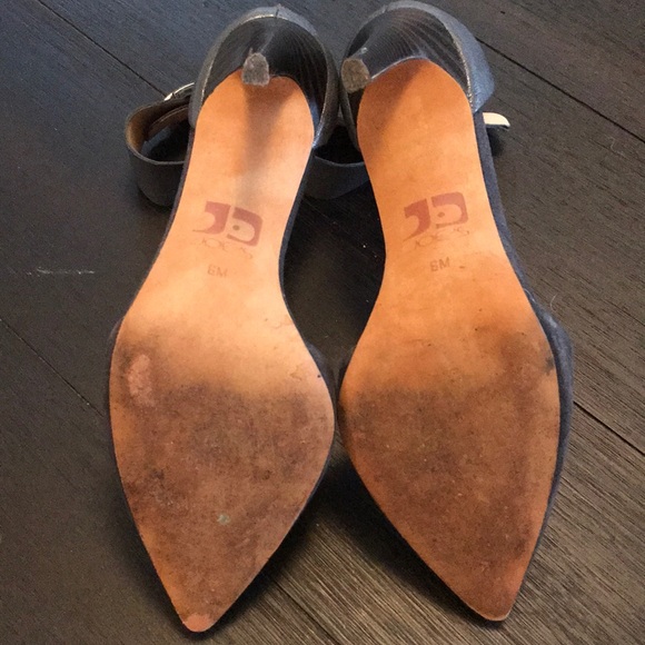 Joe’s Jeans blue suede and leather heels (size 6) - Picture 4 of 4